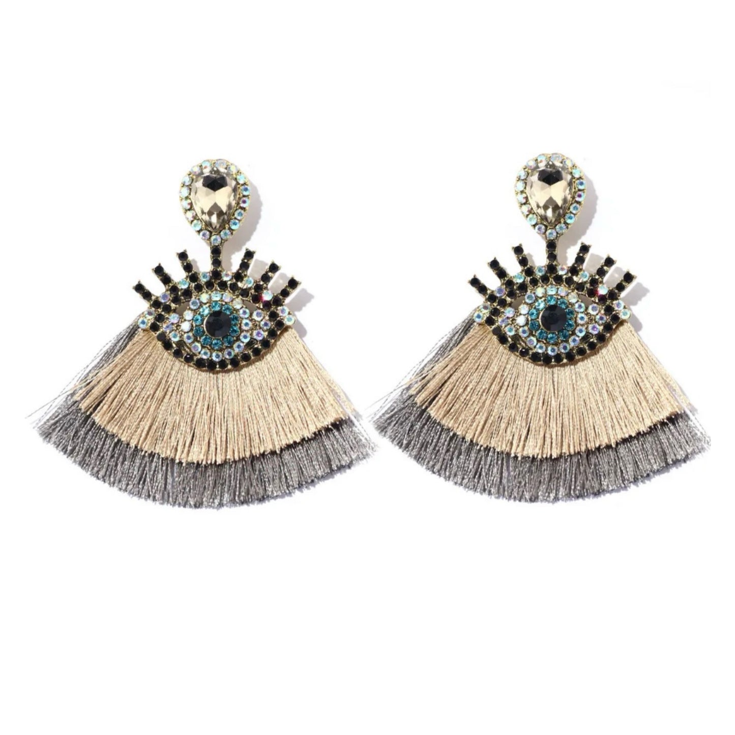 “Windows to the Soul” Tassel Earrings