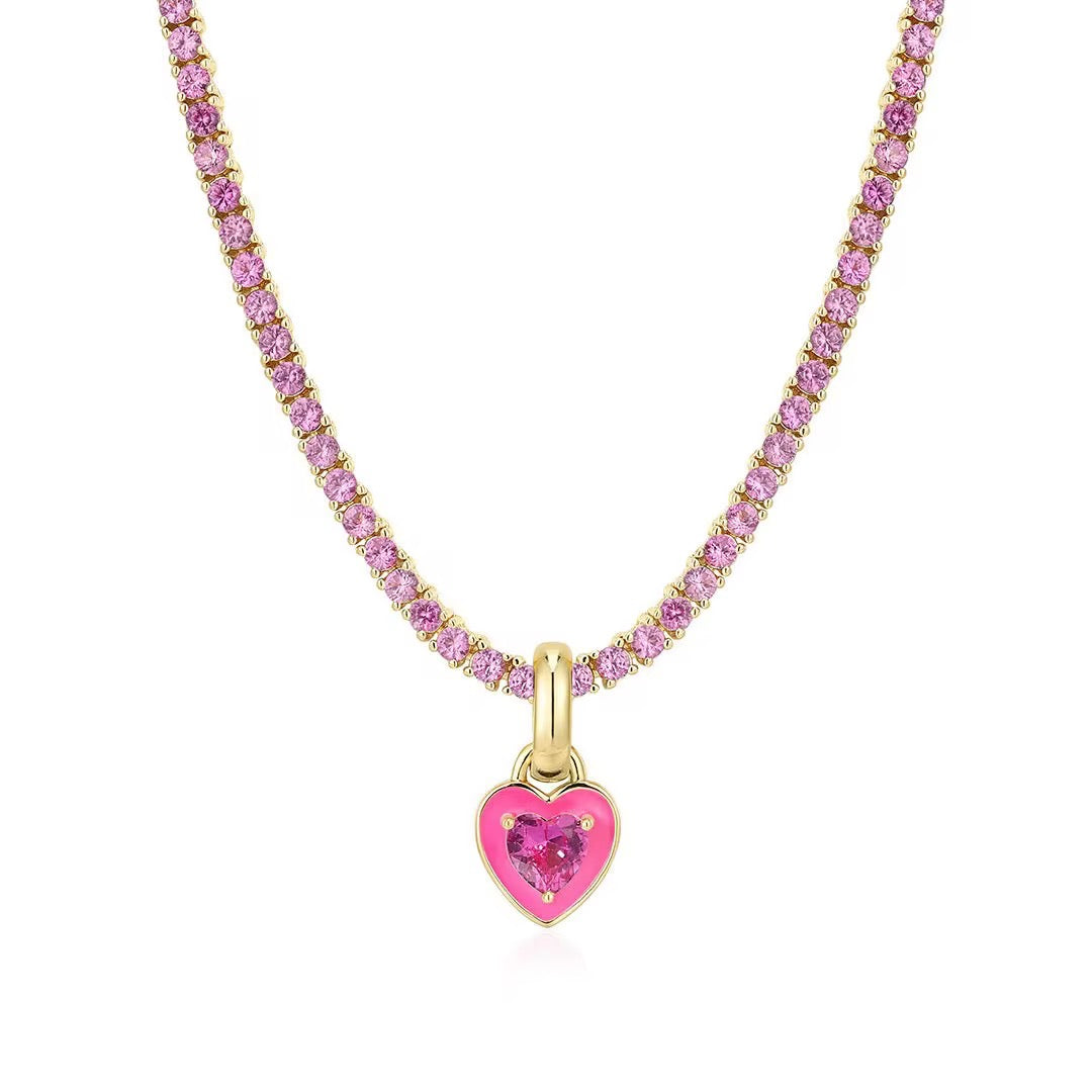 “Hearts That Sparkle” Necklace