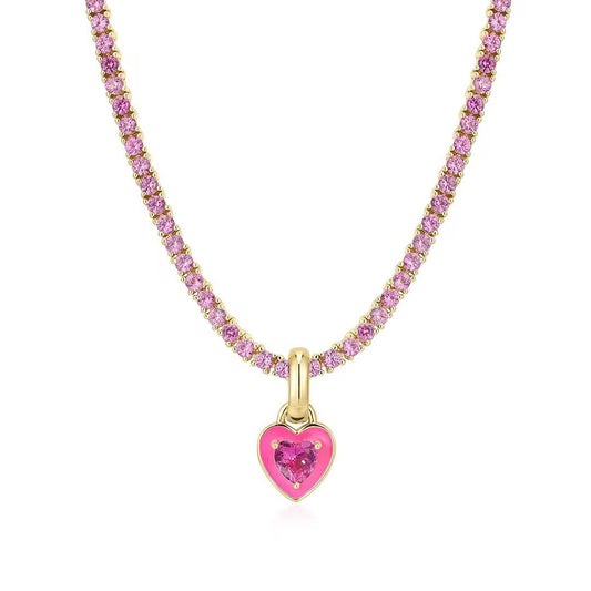 “Hearts That Sparkle” Necklace