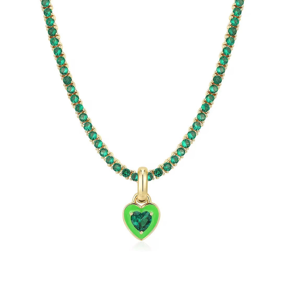 “Hearts That Sparkle” Necklace