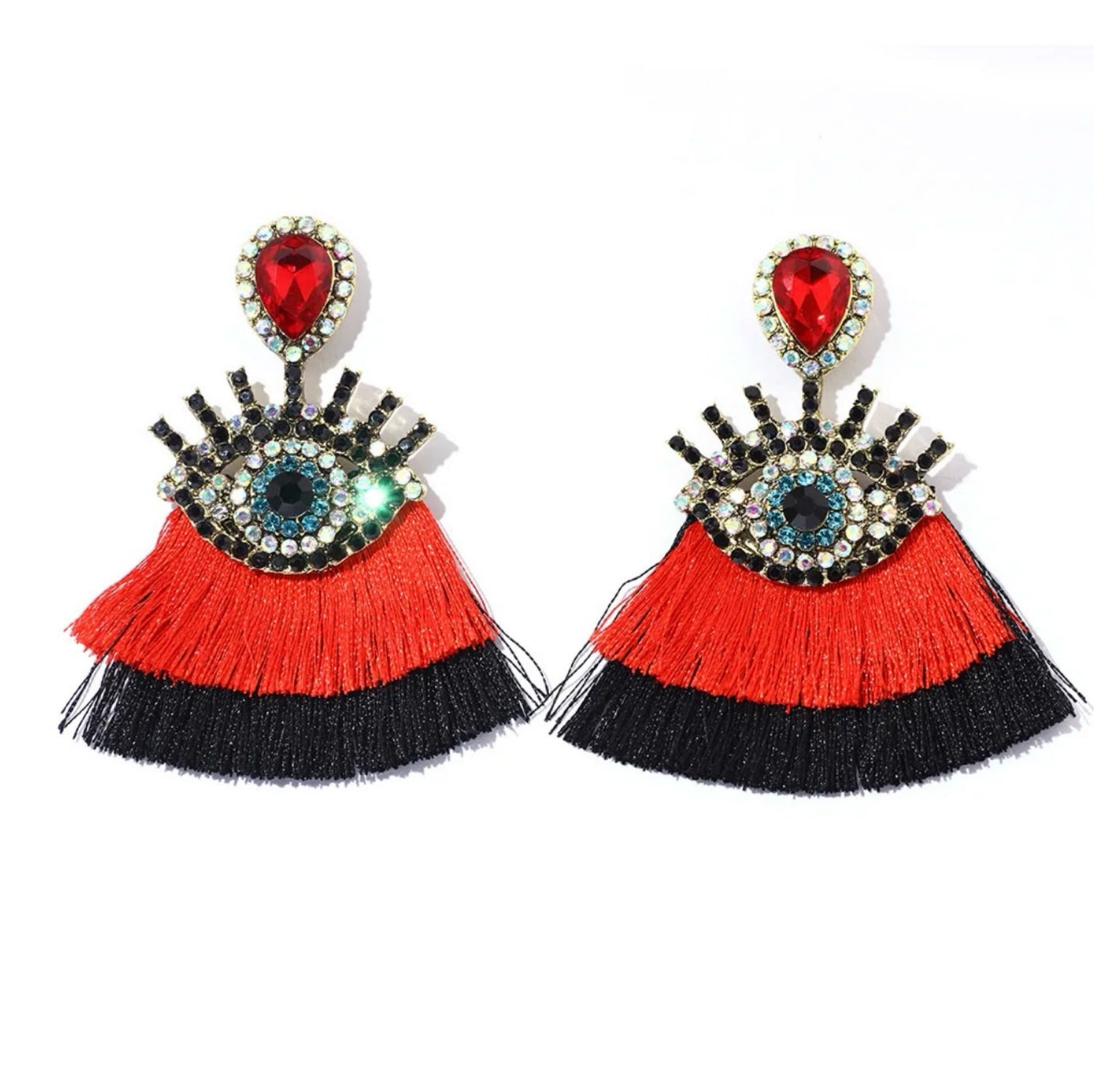 “Windows to the Soul” Tassel Earrings
