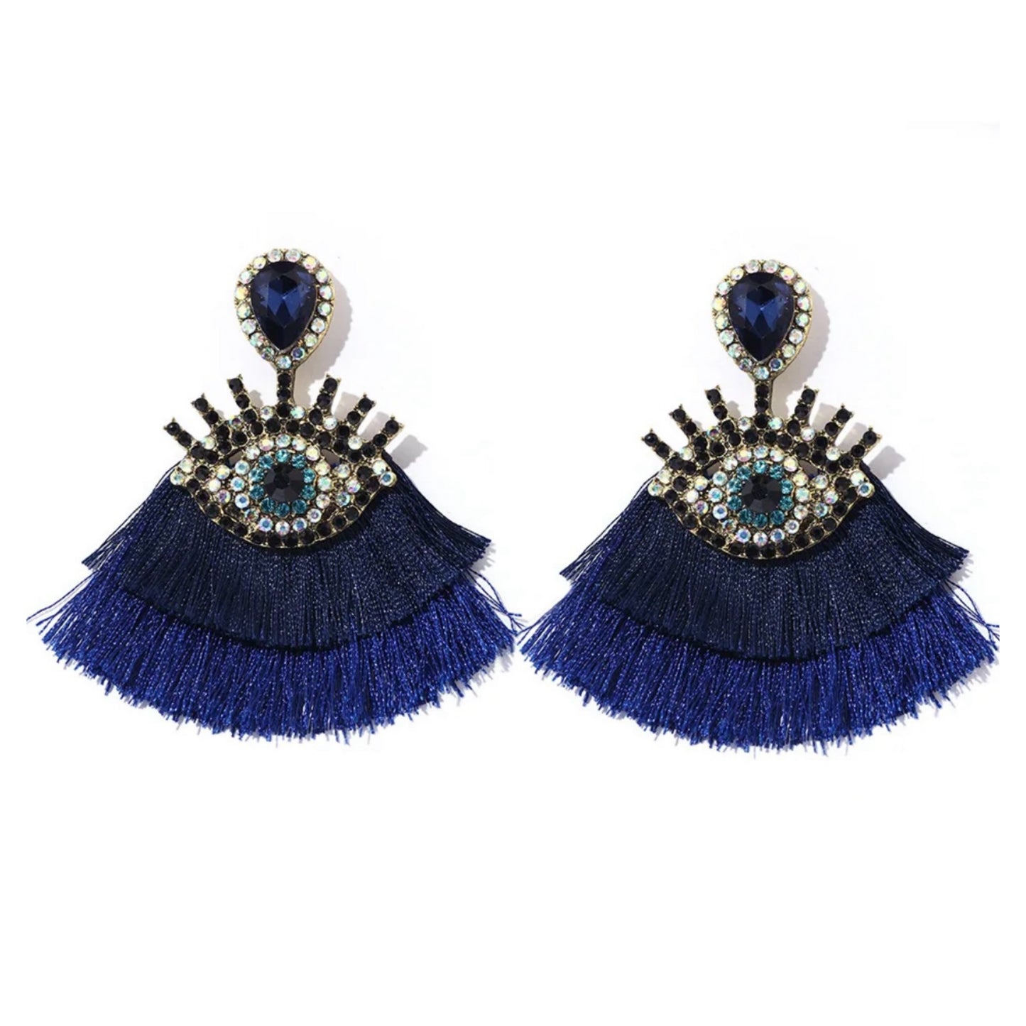 “Windows to the Soul” Tassel Earrings