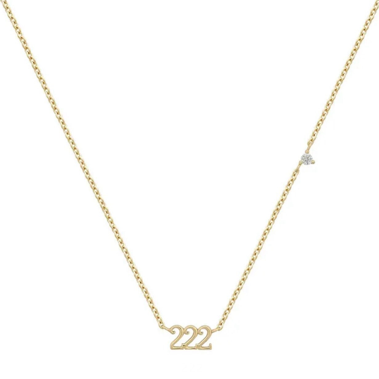 “I’ll Be Your Guide” Angel Number Necklace