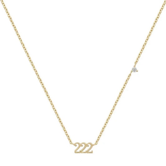 “I’ll Be Your Guide” Angel Number Necklace