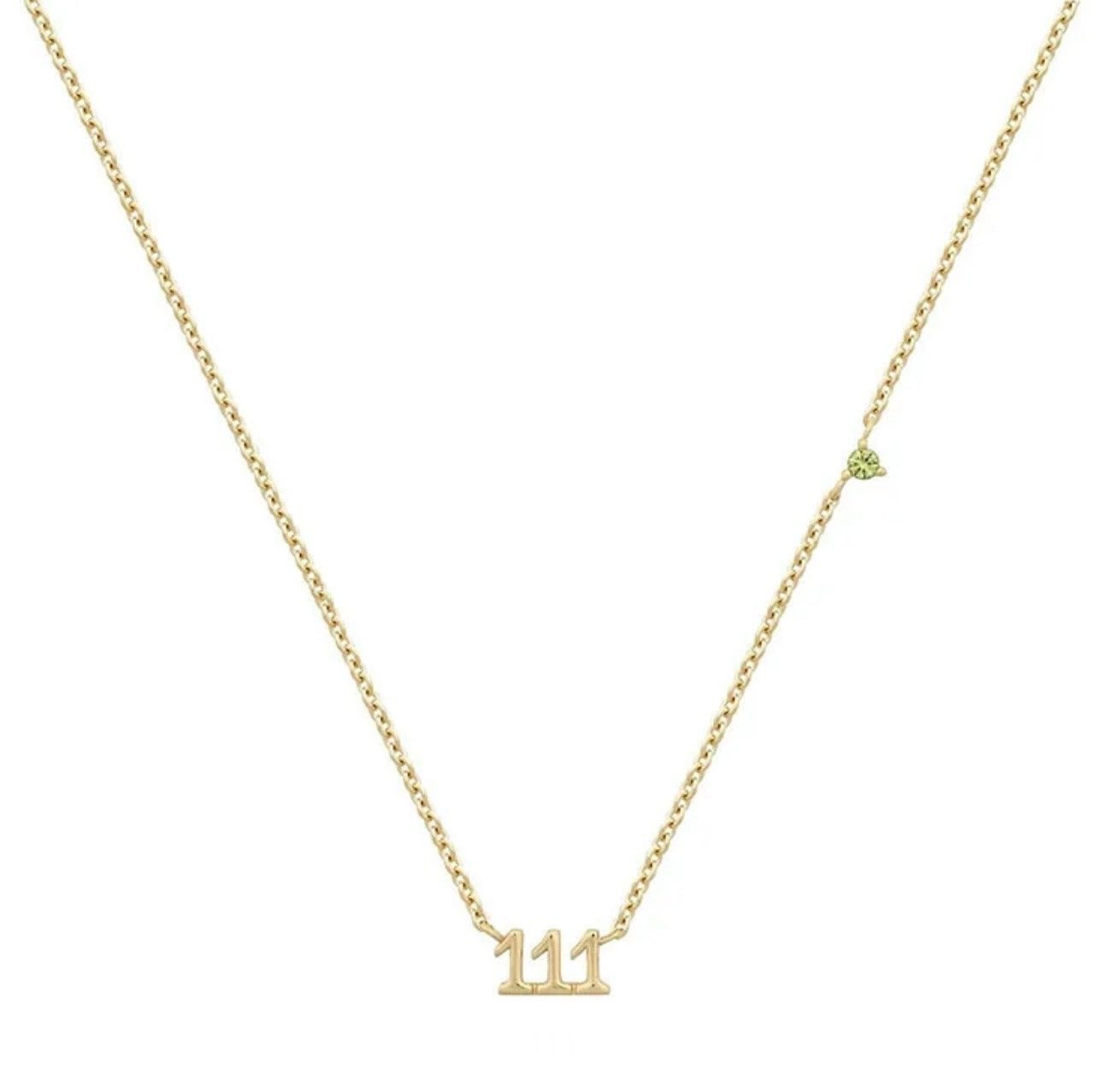 “I’ll Be Your Guide” Angel Number Necklace