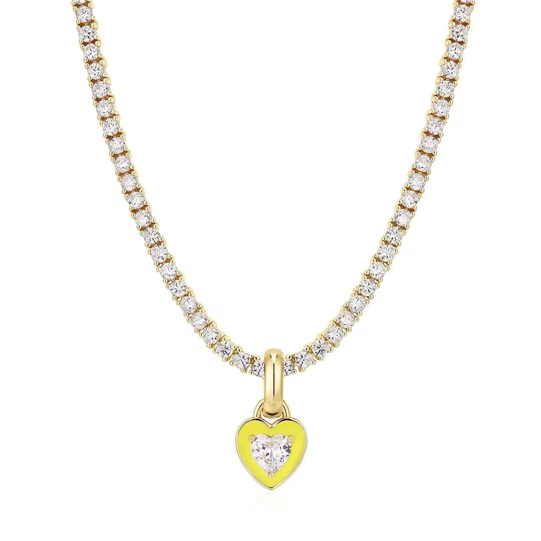 “Hearts That Sparkle” Necklace