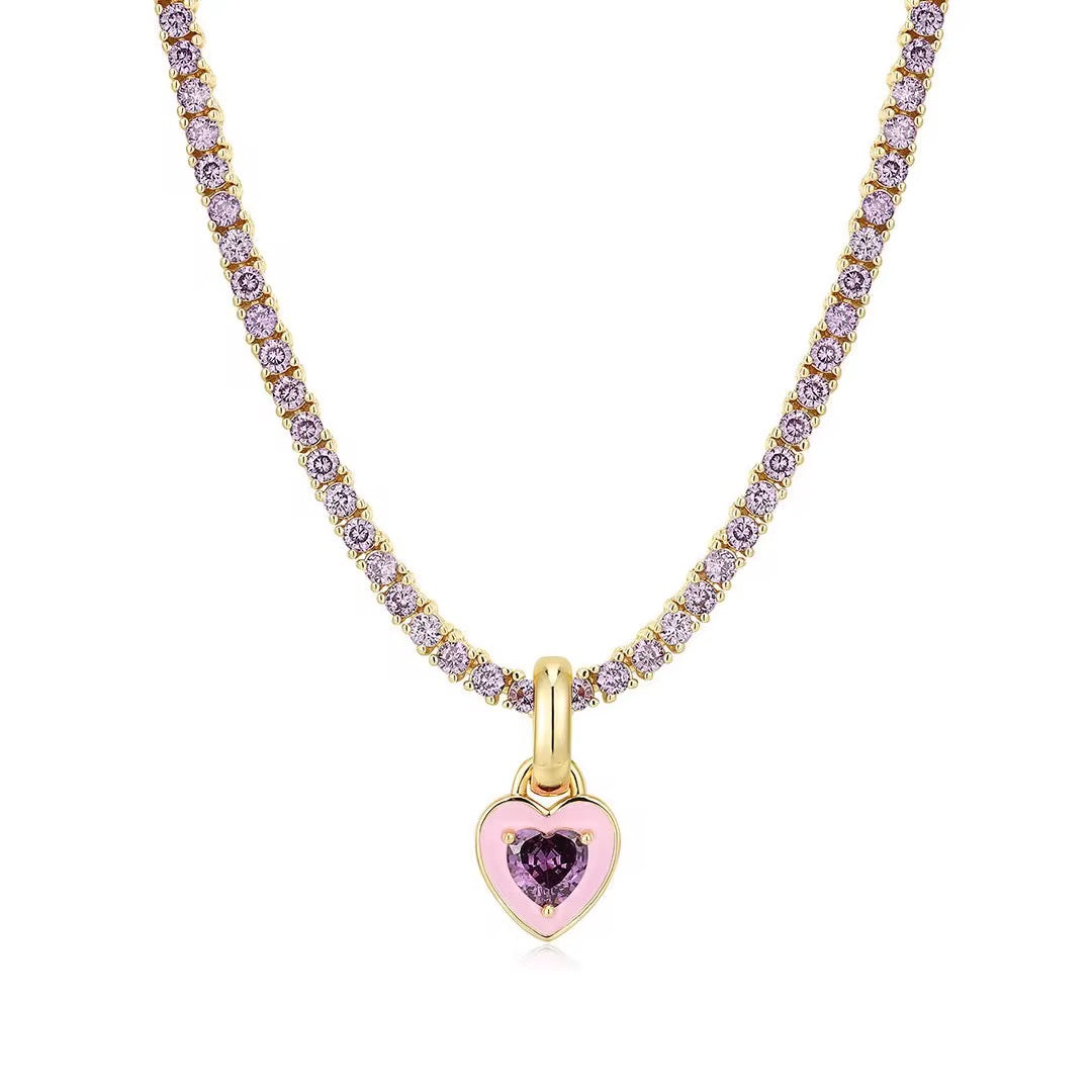 “Hearts That Sparkle” Necklace