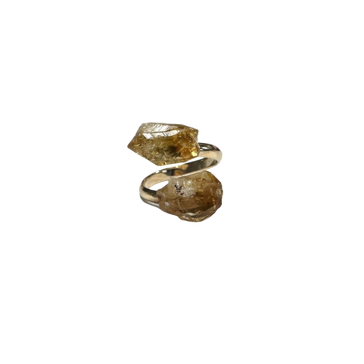“I Like It Rough” Gemstone Wrap Ring
