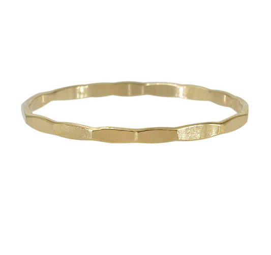 Hammered Stacking Ring