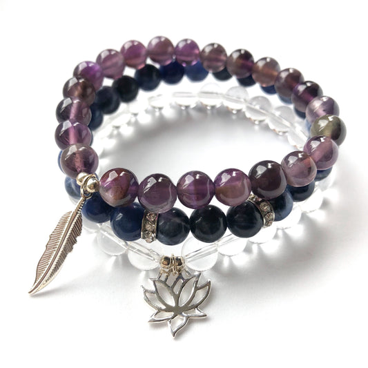 Divine Goddess Third Eye Chakra Bracelet Stack - Love & Light Jewels