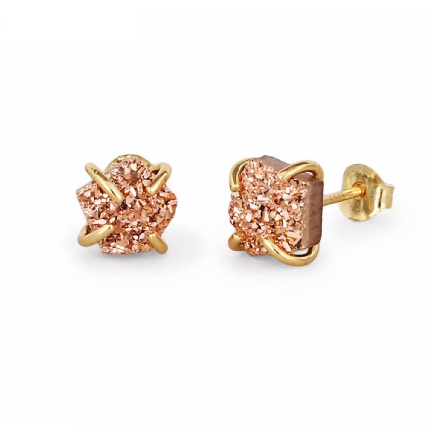 Just A Touch of Druzy Studs - Love & Light Jewels