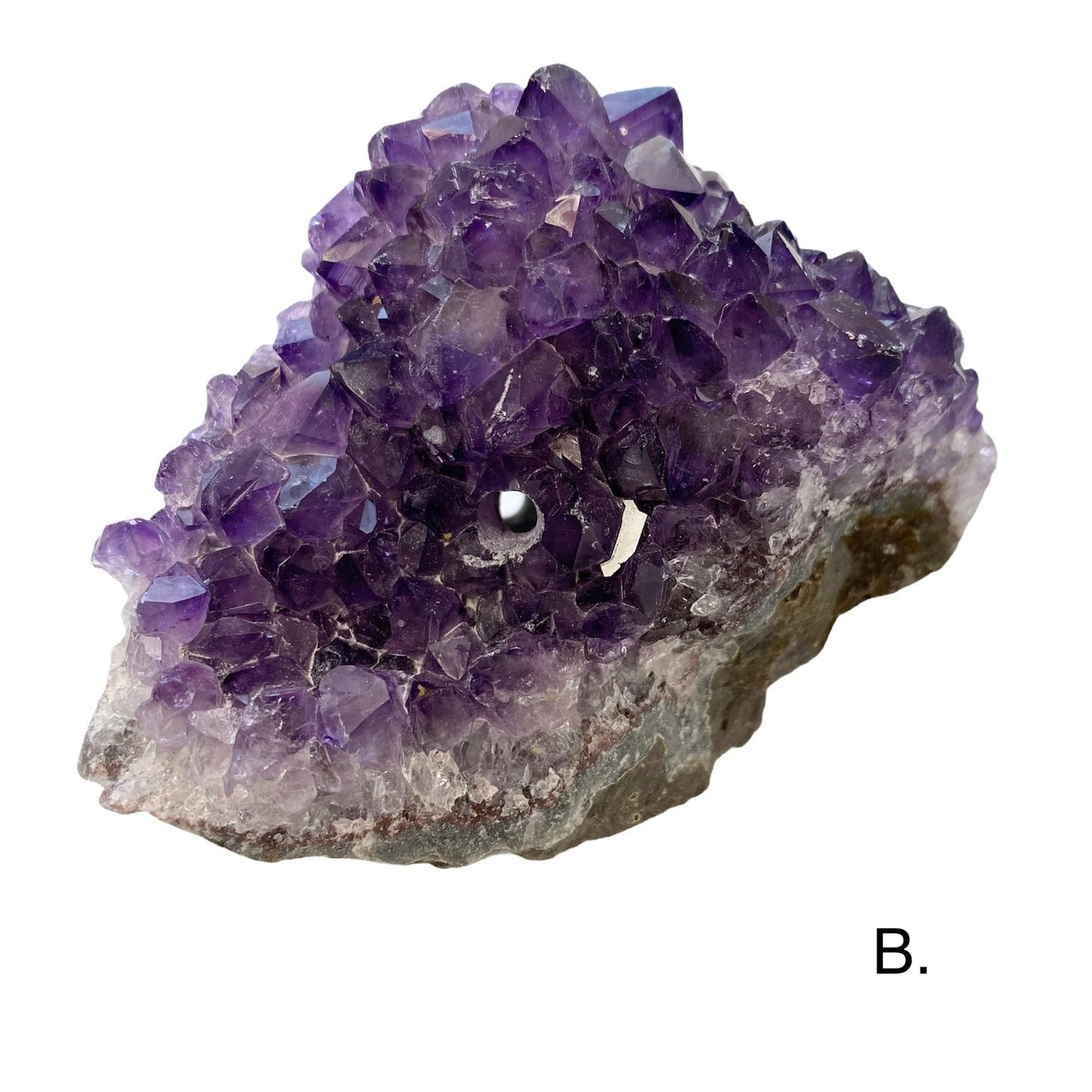 Amethyst Cluster Incense Holder