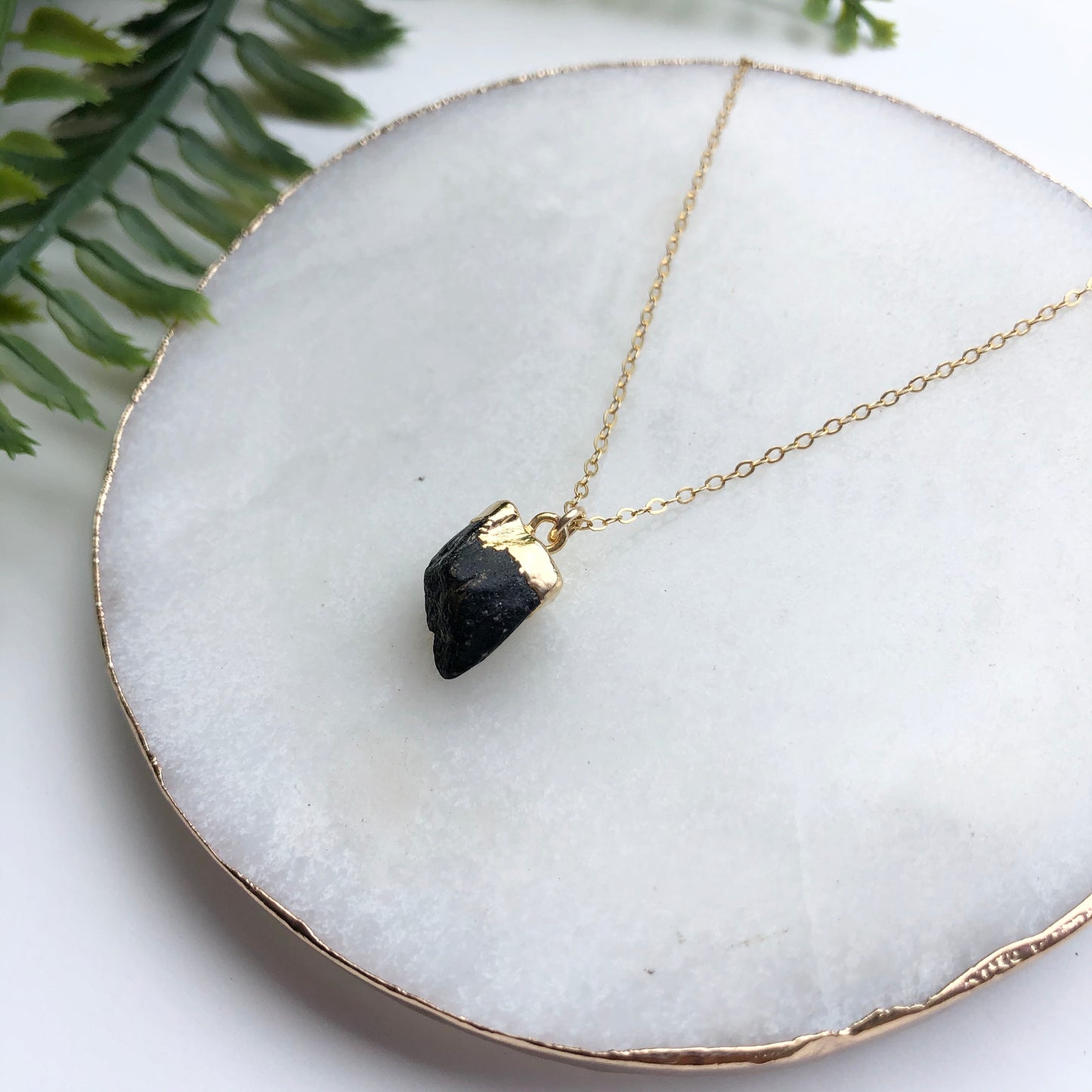 14K Gold Filled Rough Nugget Necklace - Love & Light Jewels
