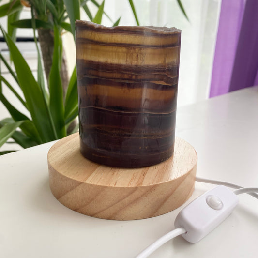 Rainbow Fluorite LED Lamp