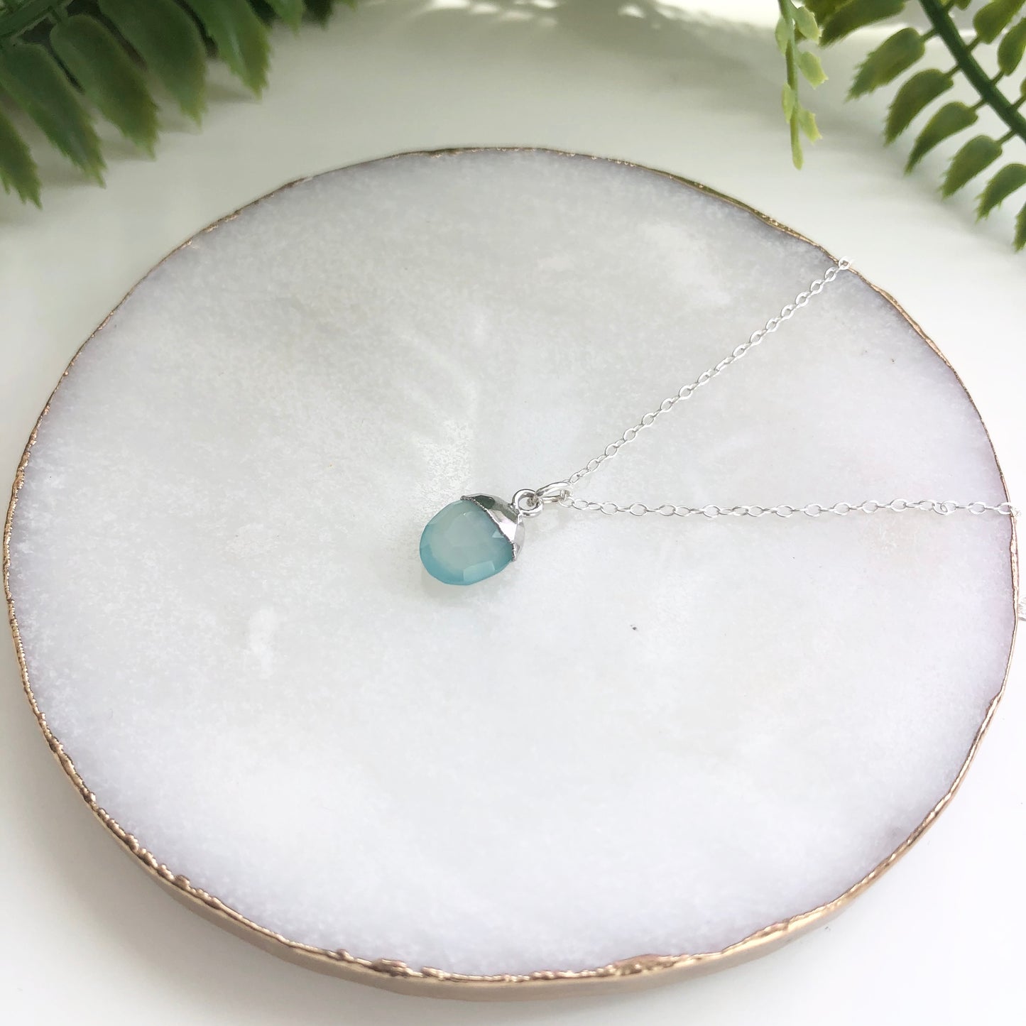 Sterling Silver Snow Pea Necklace