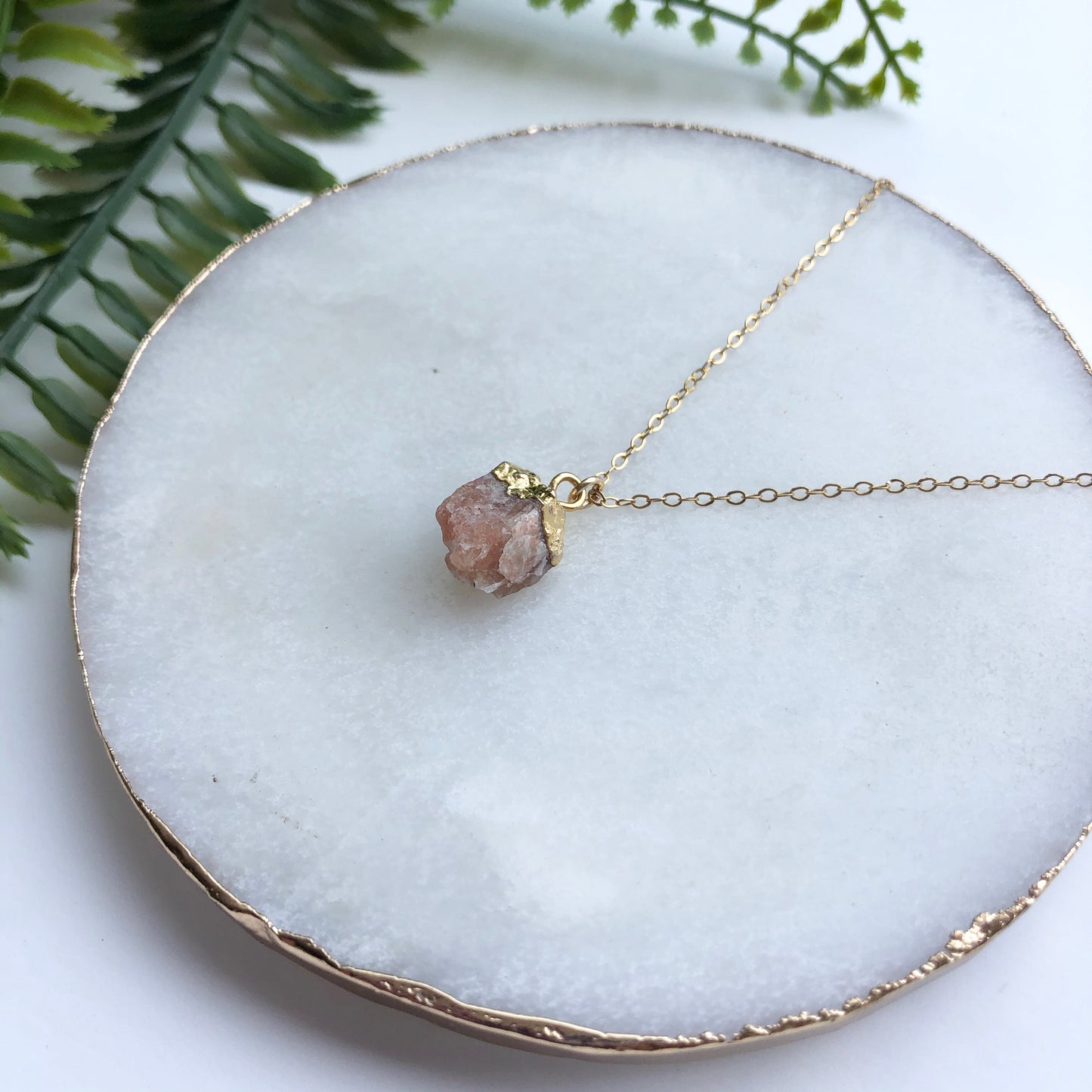 14K Gold Filled Rough Nugget Necklace - Love & Light Jewels