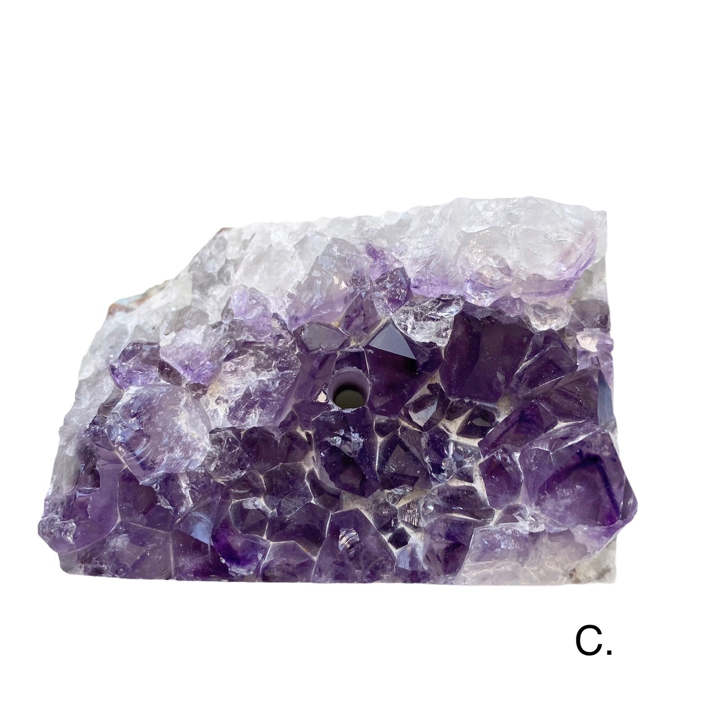 Amethyst Cluster Incense Holder