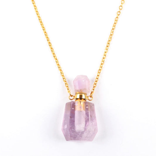 Aroma Gem Necklace - Perfume Bottle - Love & Light Jewels