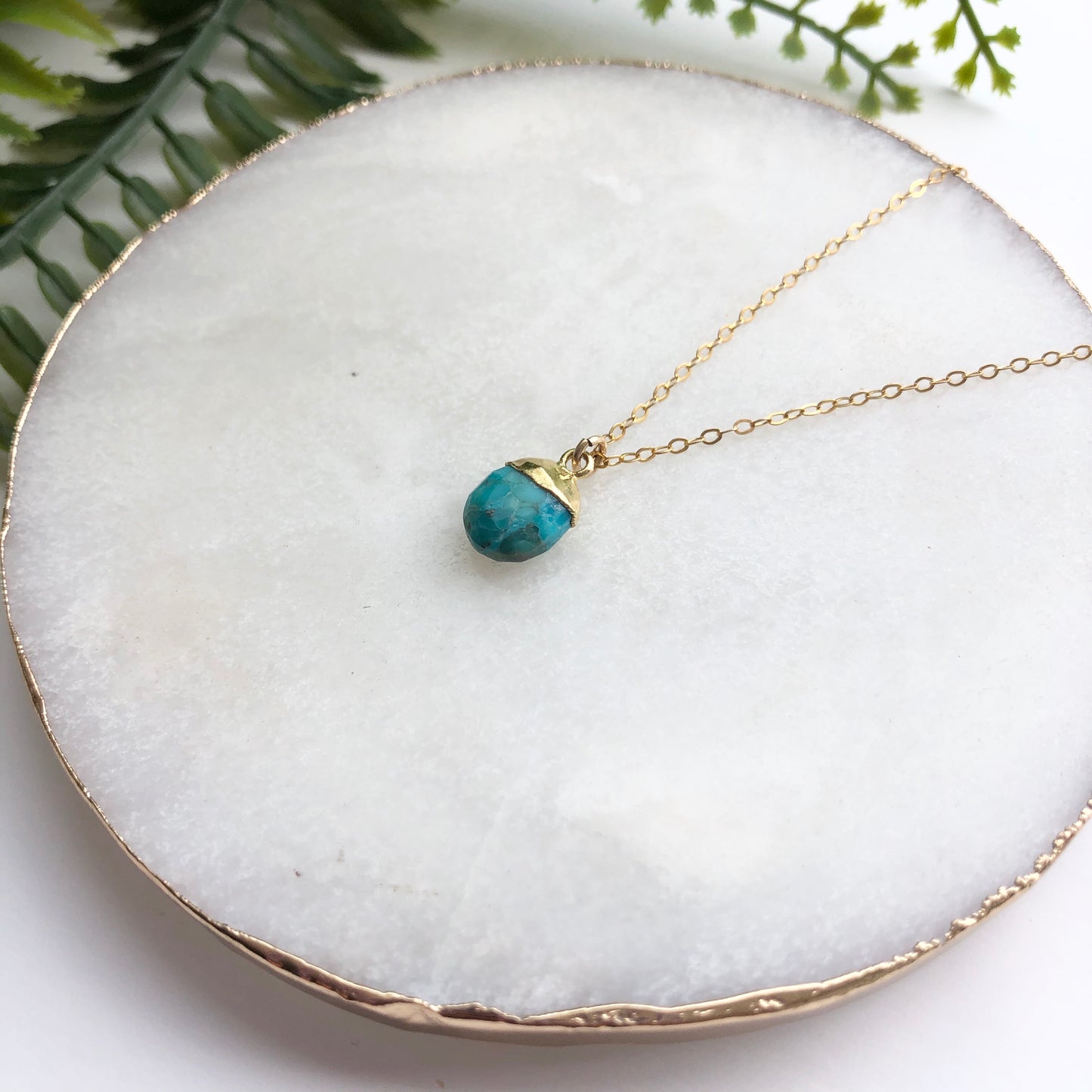 14K Gold Filled Snow Pea Necklace - Love & Light Jewels