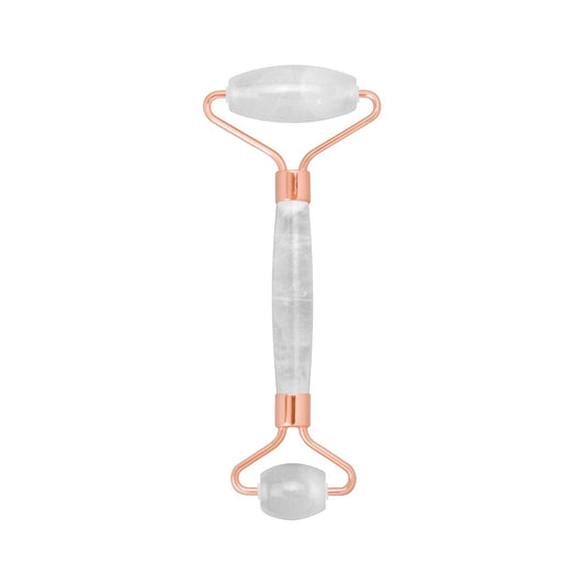 Clear Quartz Facial Massage Roller - Love & Light Jewels