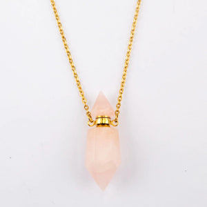 Aroma Gem Necklace - Crystal Point - Love & Light Jewels