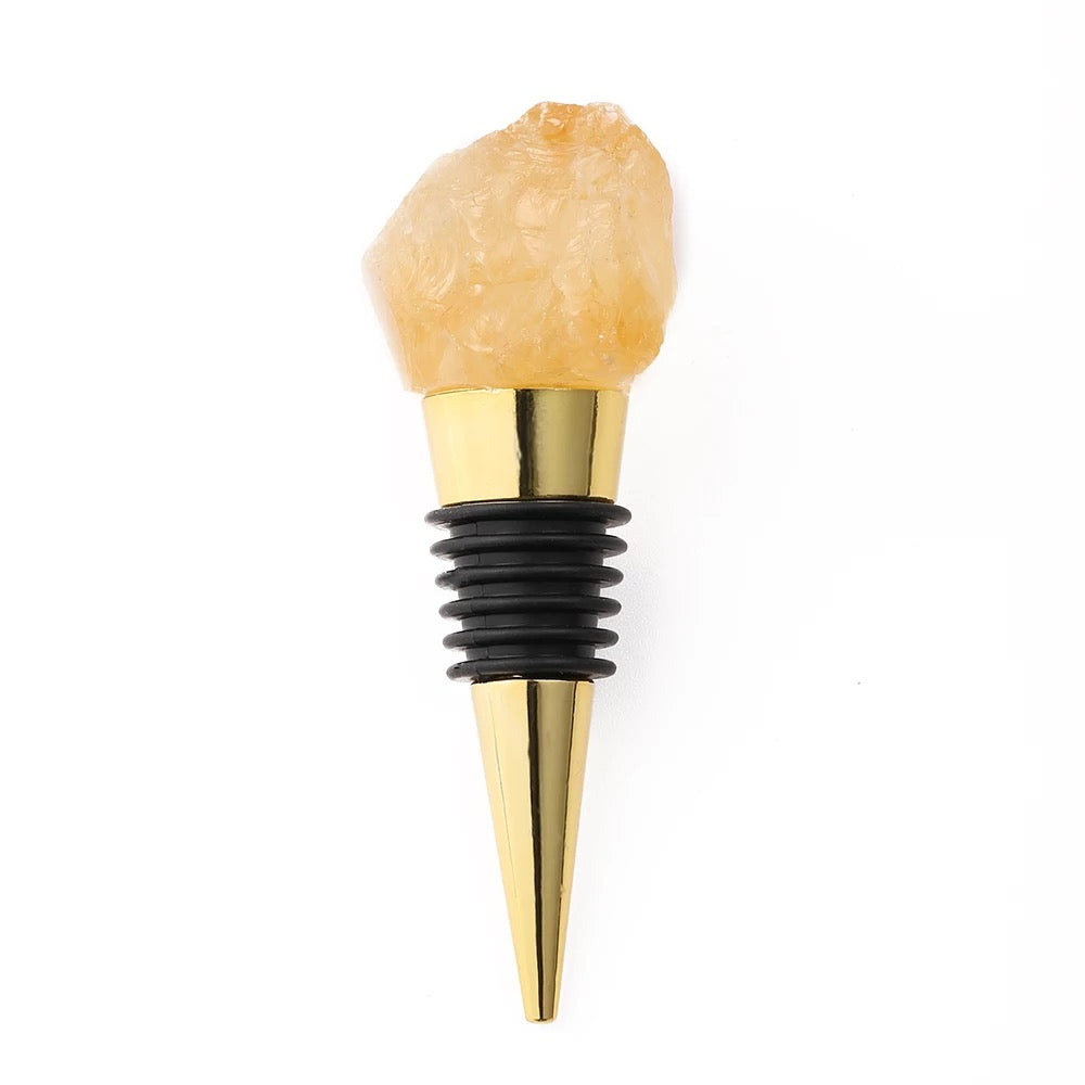 Raw Crystal Wine Stopper
