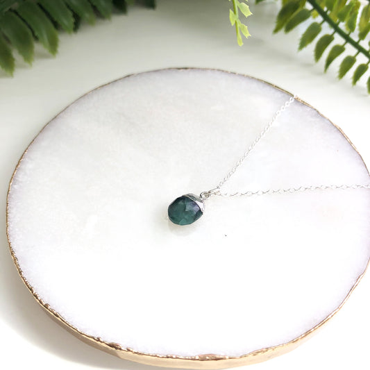 Sterling Silver Snow Pea Necklace