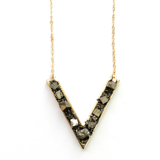 Purely Pyrite Necklace - Love & Light Jewels