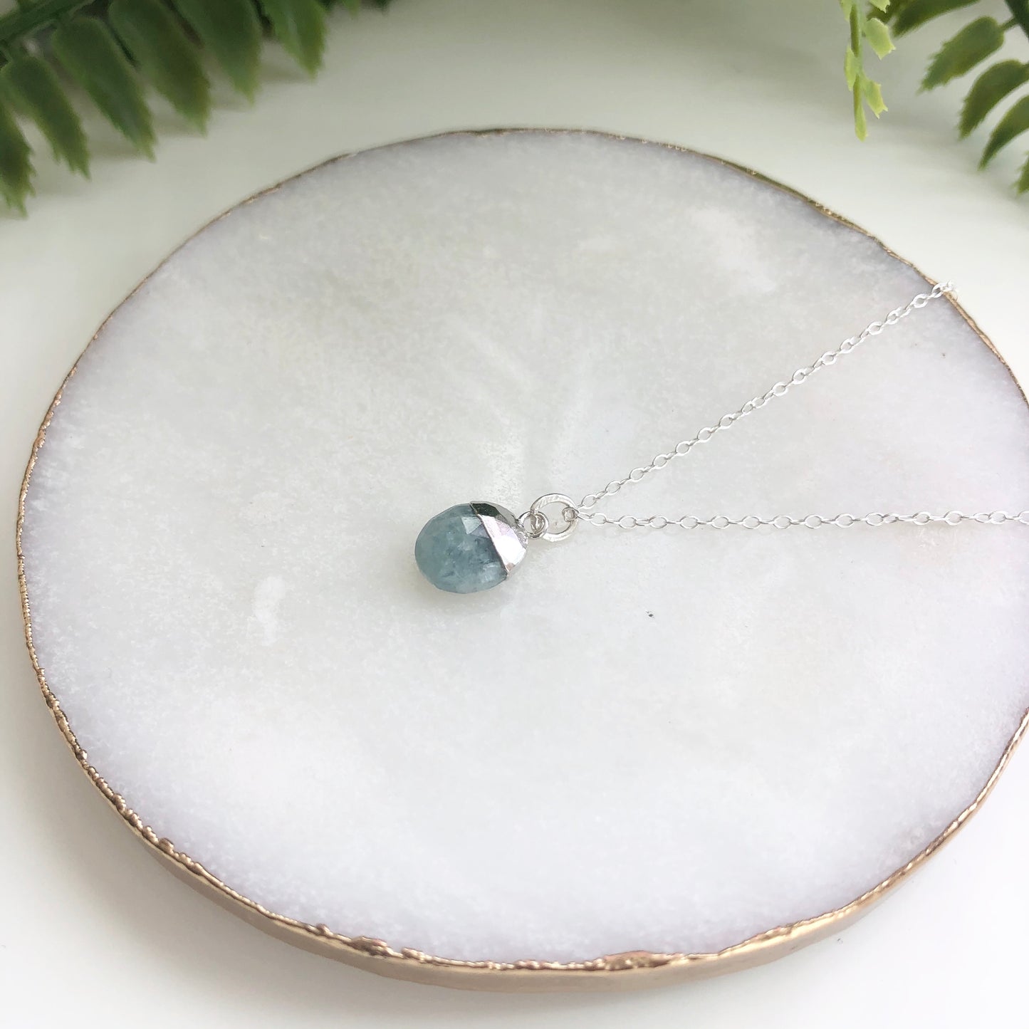 Sterling Silver Snow Pea Necklace