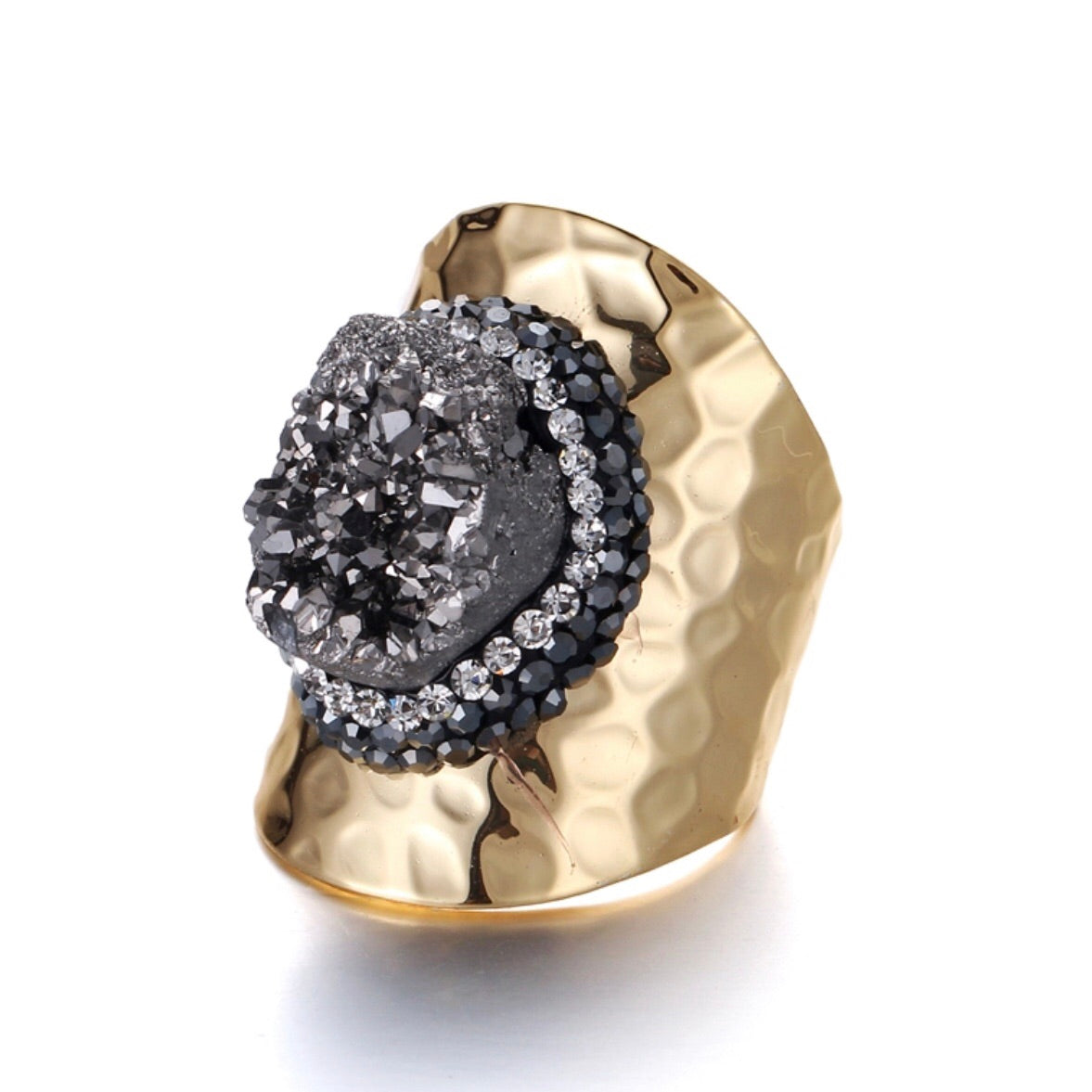Show Stopper Druzy Cocktail Ring - Love & Light Jewels