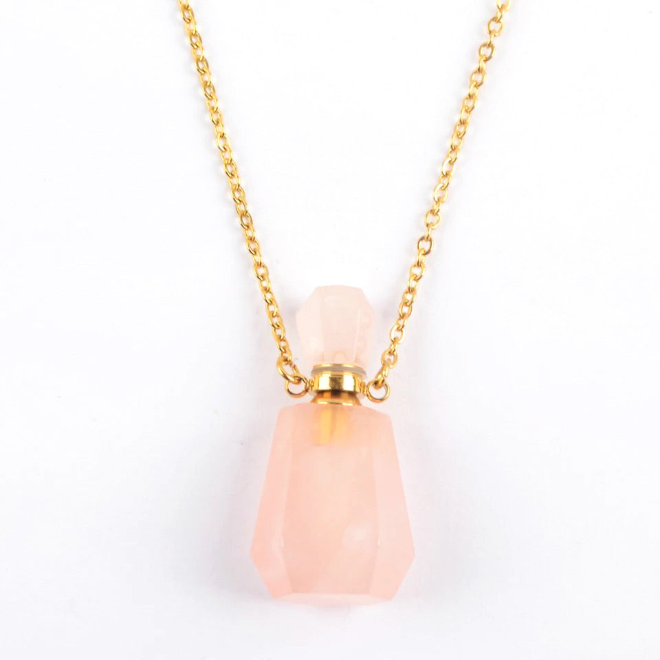 Aroma Gem Necklace - Perfume Bottle - Love & Light Jewels