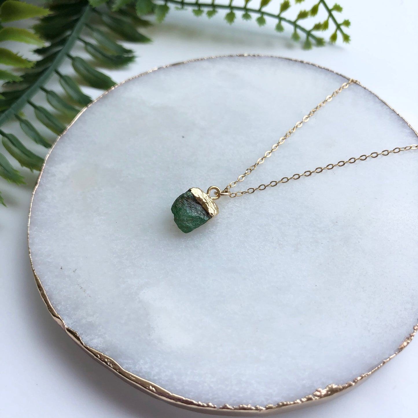 14K Gold Filled Rough Nugget Necklace - Love & Light Jewels