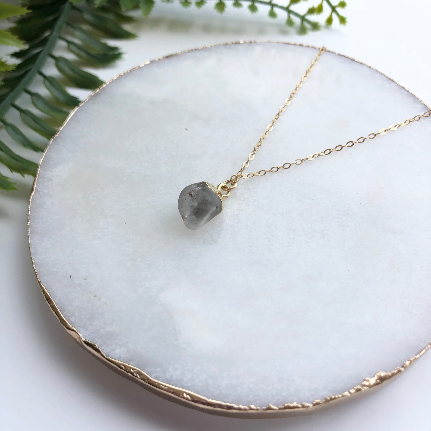 14K Gold Filled Rough Nugget Necklace - Love & Light Jewels