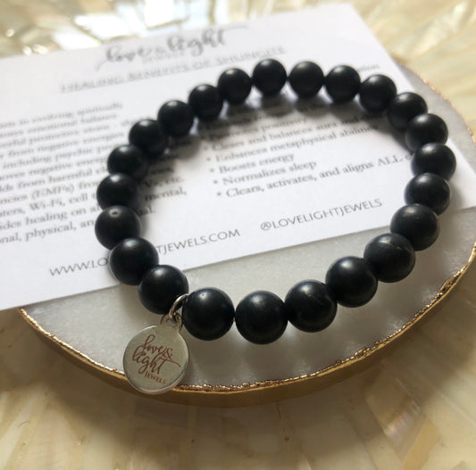 Shungite Healing Bracelet - Love & Light Jewels