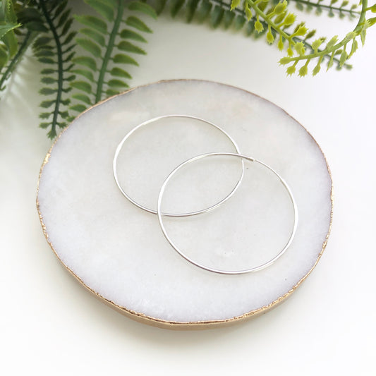 Sterling Silver Infinity Hoops - Love & Light Jewels