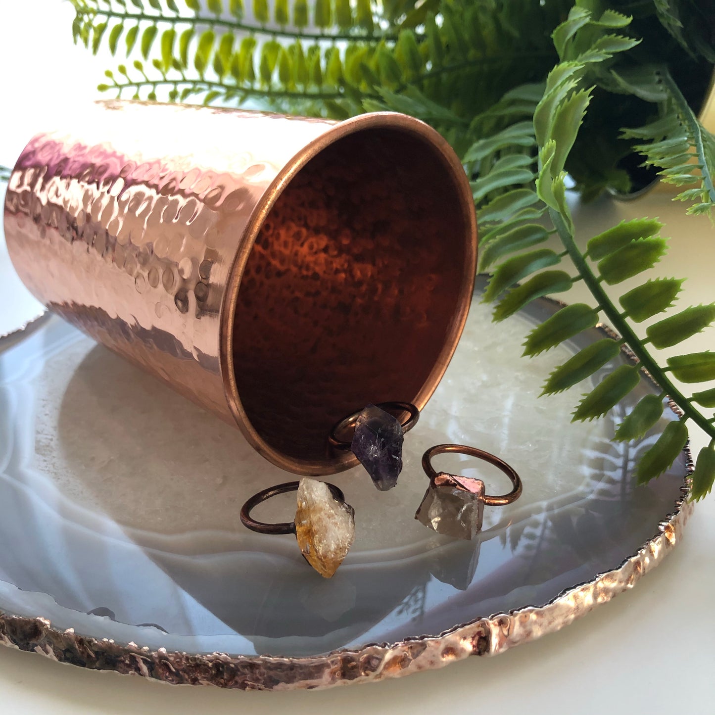 Copper Gemstone Ring - Love & Light Jewels
