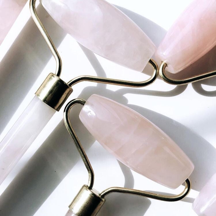Rose Quartz Facial Roller - Love & Light Jewels