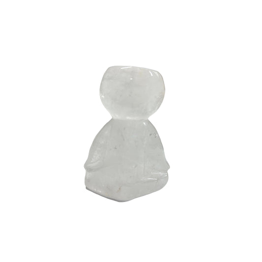 Clear Quartz Meditating Cuphead