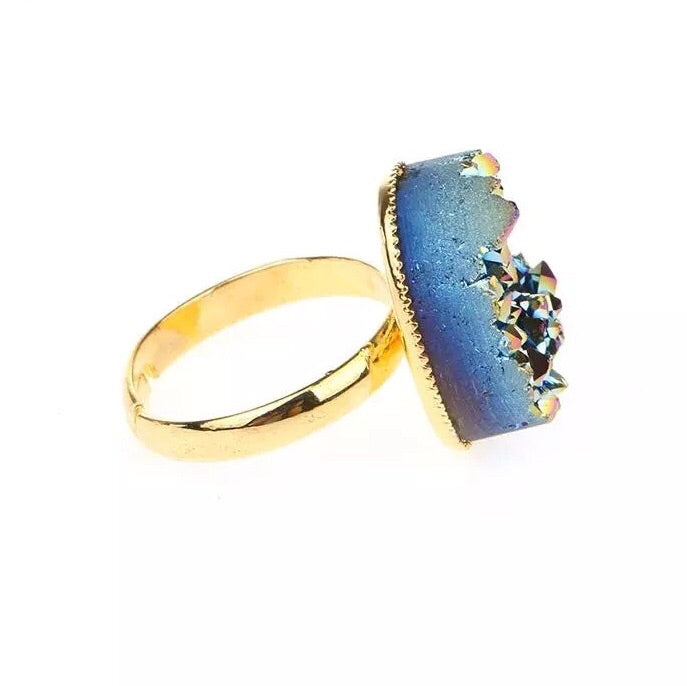 Sparkling Druzy Cocktail Ring - Love & Light Jewels
