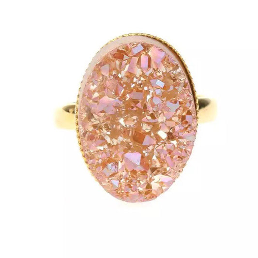 Sparkling Druzy Cocktail Ring - Love & Light Jewels