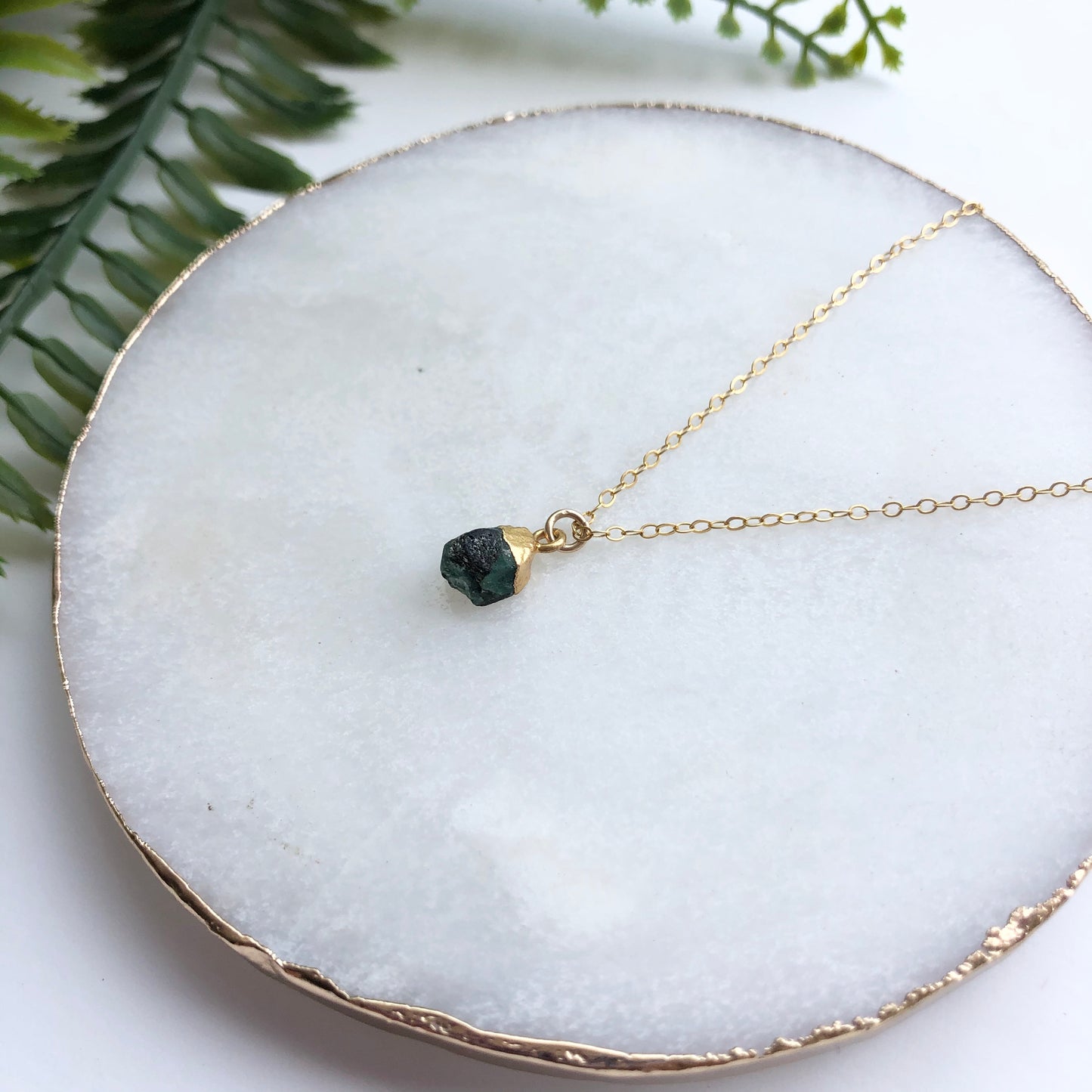 14K Gold Filled Rough Nugget Necklace - Love & Light Jewels