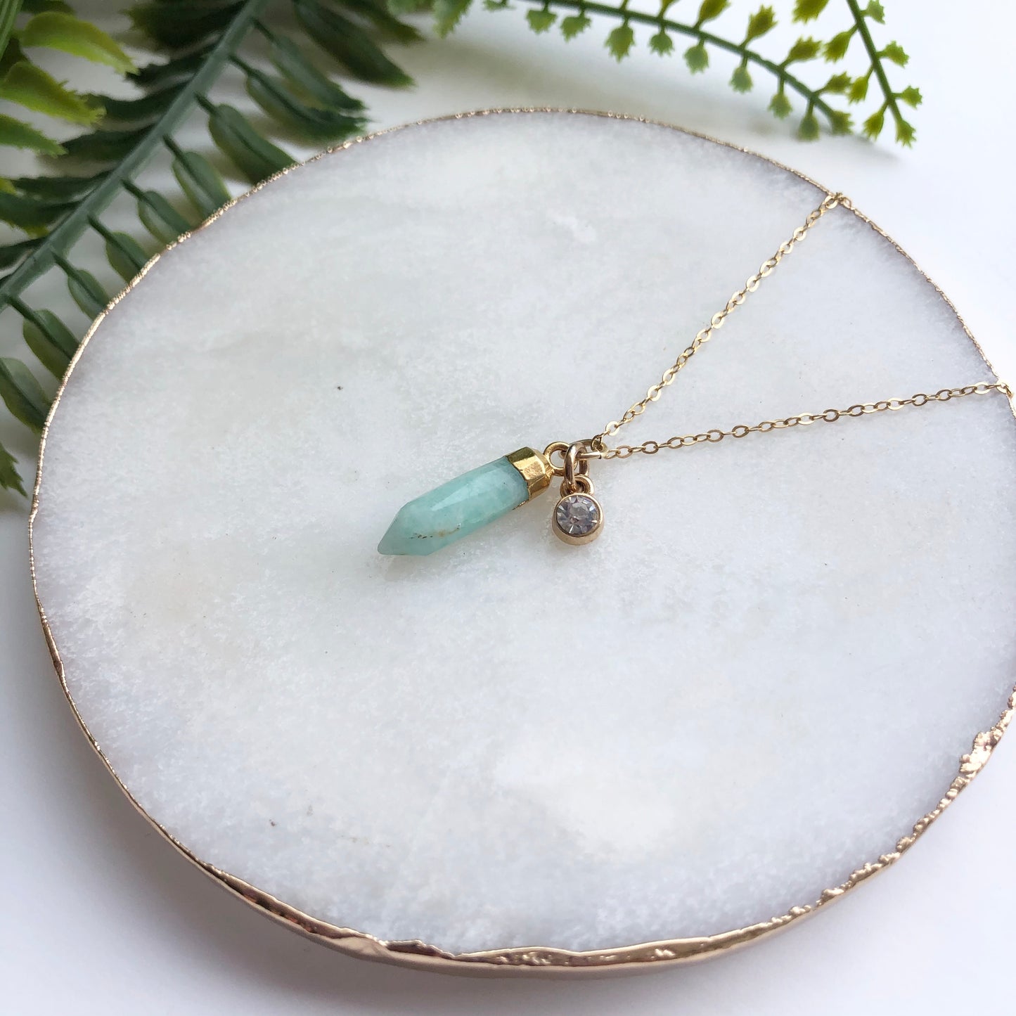 14K Gold Filled Pendulum Necklace - Love & Light Jewels