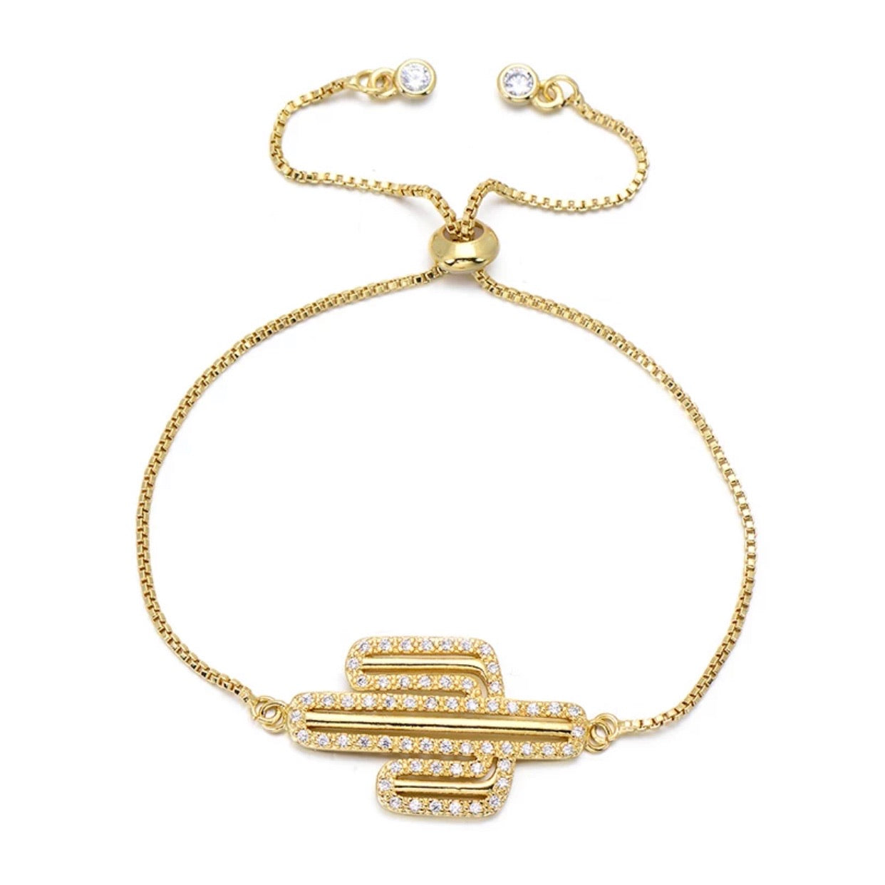 Cactus Adjustable Bracelet - Love & Light Jewels