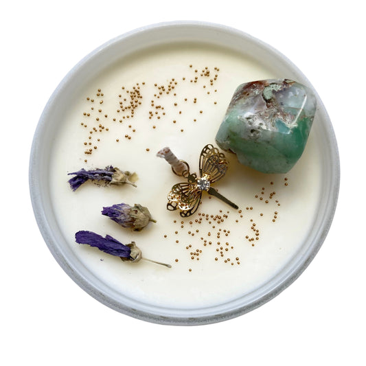 Dragonfly Dreams Manifestation Candle