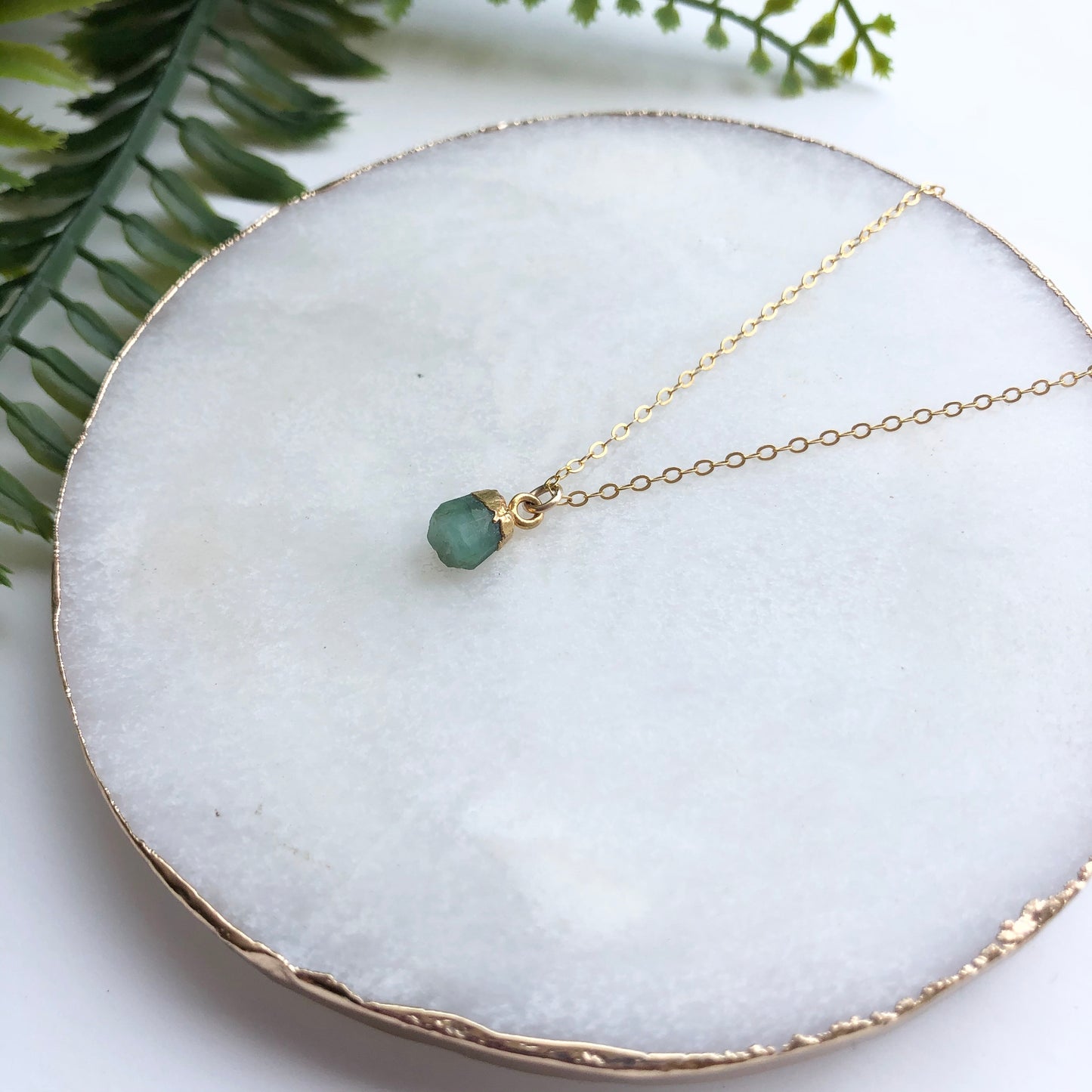 14K Gold Filled Rough Nugget Necklace - Love & Light Jewels