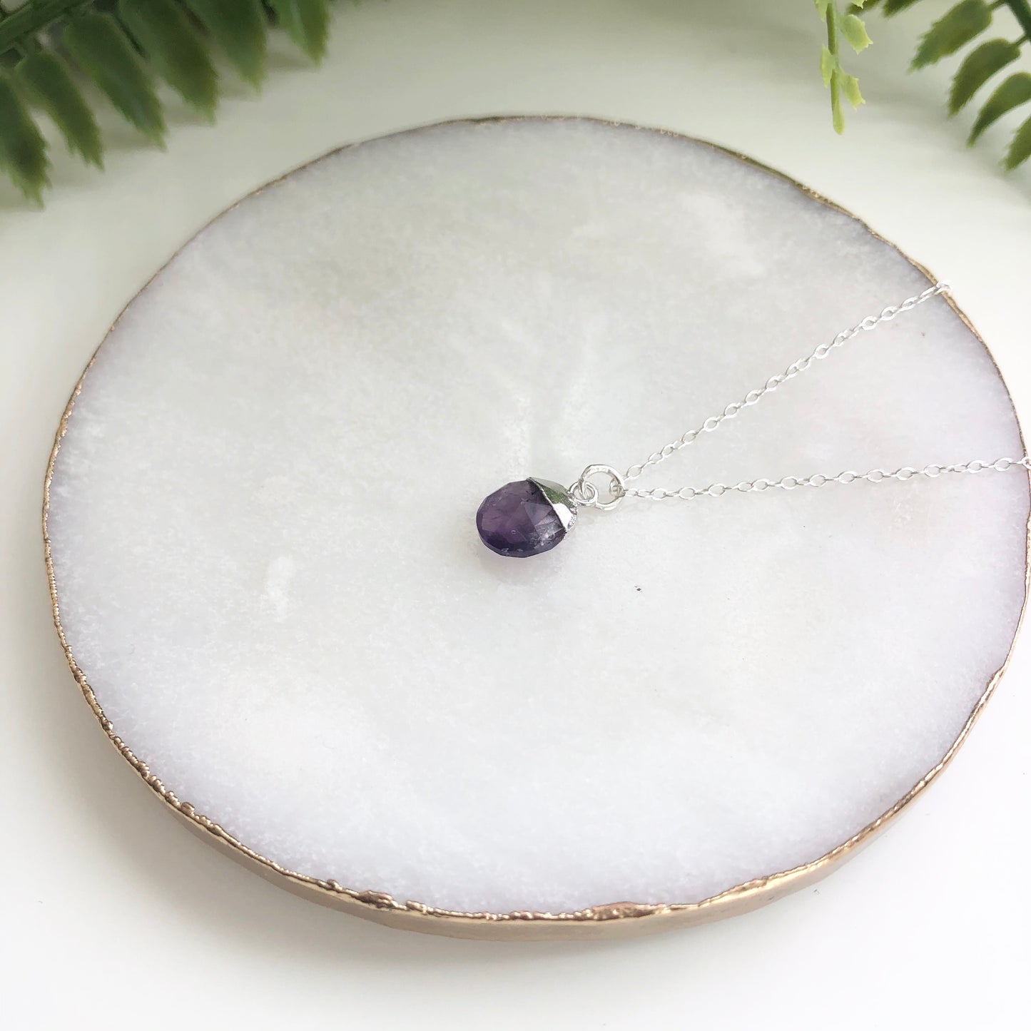 Sterling Silver Snow Pea Necklace