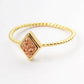 Druzy Stacking Ring - Diamond