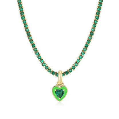 “Hearts That Sparkle” Necklace