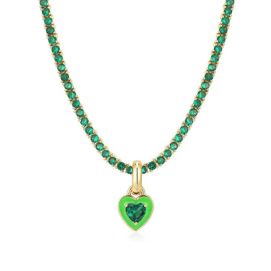 “Hearts That Sparkle” Necklace