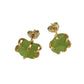 Raw Gemstone Claw Studs